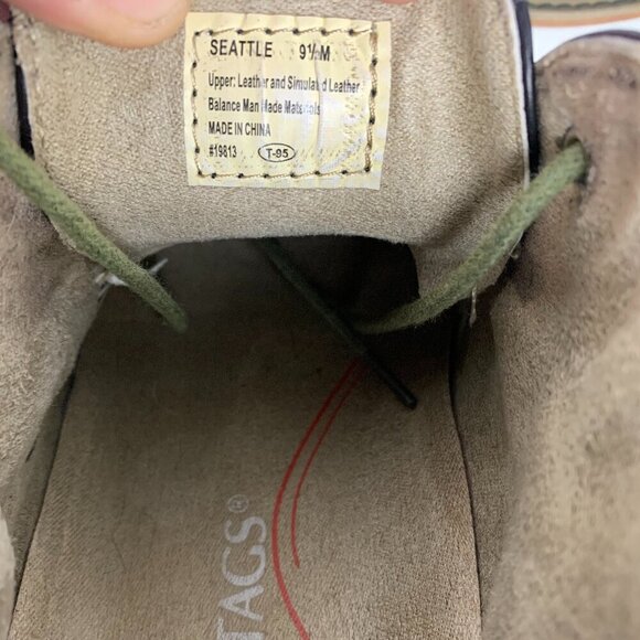 Deer Stag Prime Seattle Black Leather Chukka Boots - Picture 8 of 8